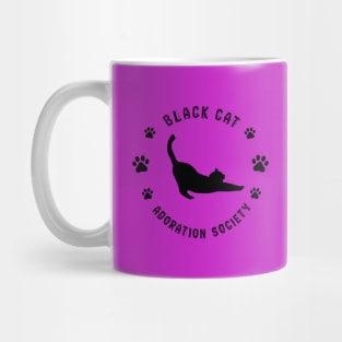 Black Cat Adoration Society 2 Mug